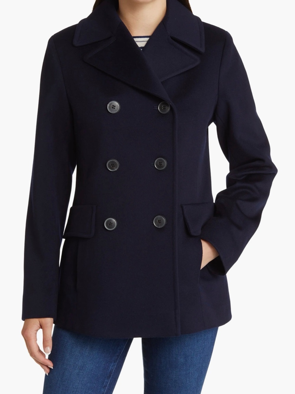 Fleurette Ali Wool Peacoat